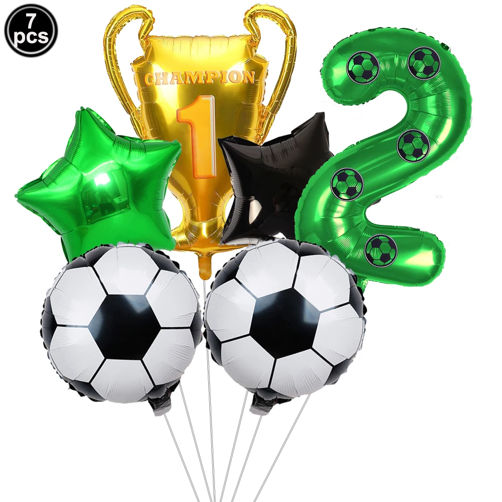 Soccer Balloons 8th Birthday Decor for Boys Soccer Birthday Party Supplies Football Party Balloon Soccer Sports Theme Party