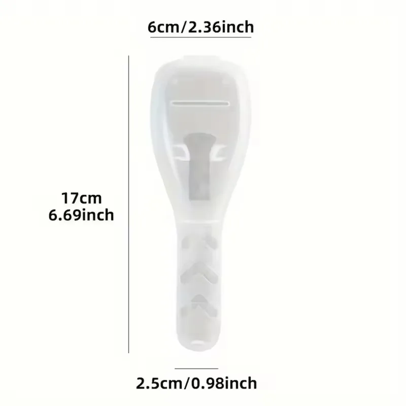 Clear Portable Travel Razor Protector Case - Shaver Holder and Storage Box