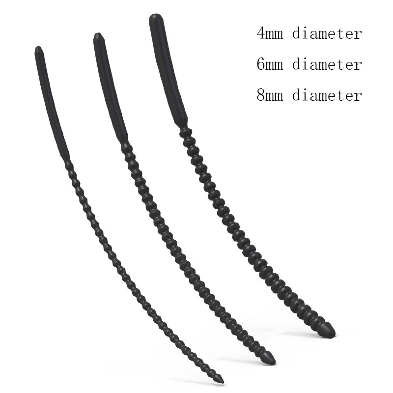 Penis Sex Toys 5/7/9mm Urethral Penis Plug Urethra Horse Eye Stimulate Dilator Silicone Penis Plug Male Masturbation for Men