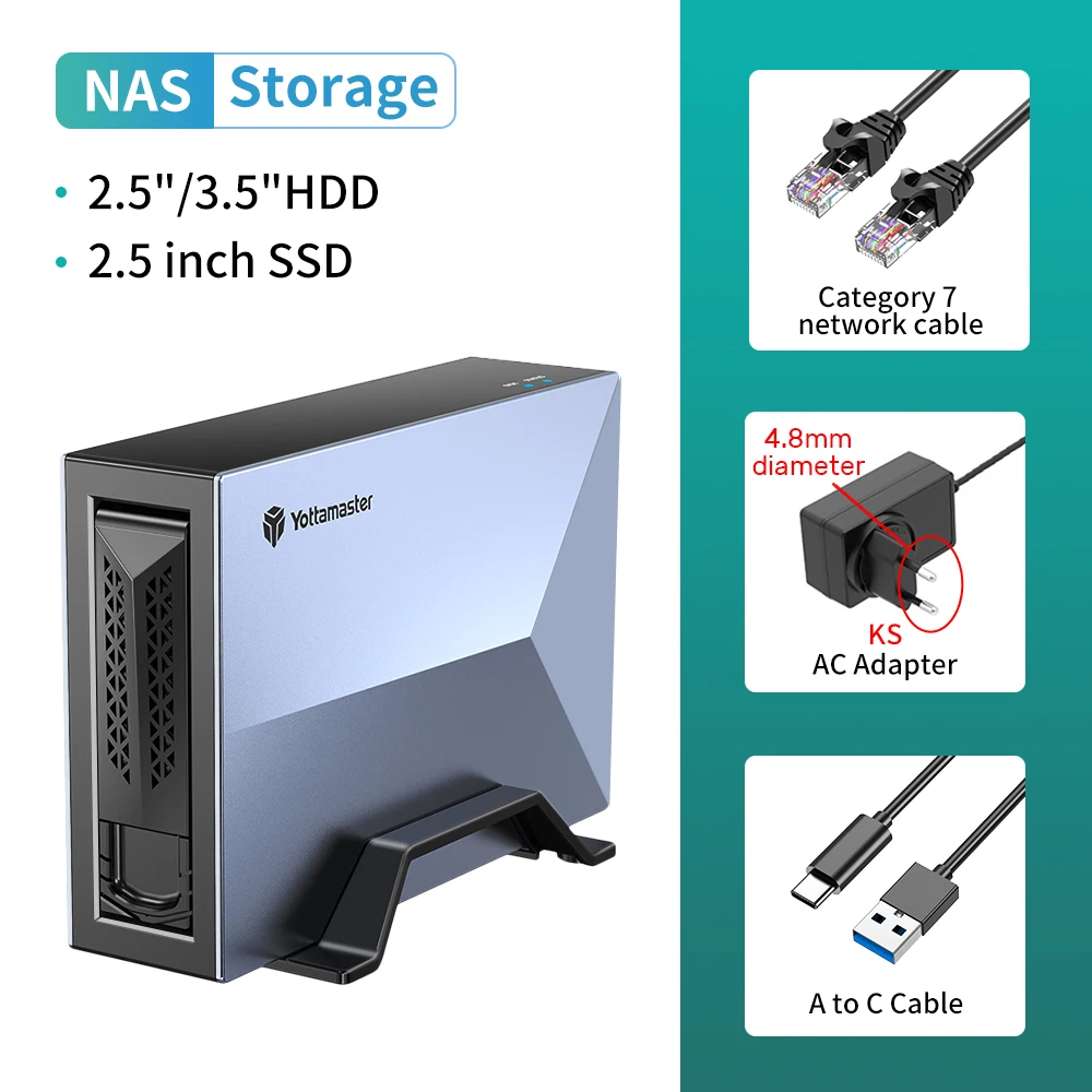 Drive Enclosure Ethernet Ssd Hard Drive Direct Attached Storage