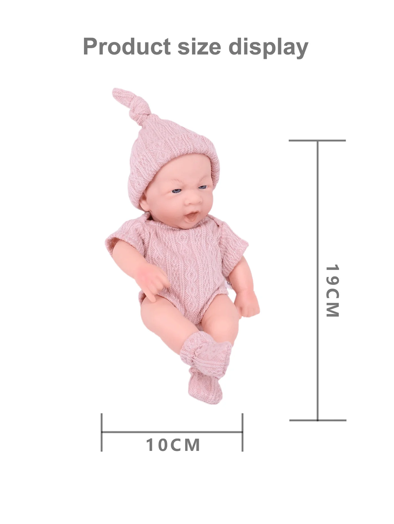20cm Silicone Reborn Baby Dolls Realistic Reborn Doll Kit