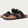 Pallene Fashion Women's Cork Slippers Cork Flats Sandals Classic Summer Beach Shoes Outdoor Clogs Sandals With Adjustable Buckle 1