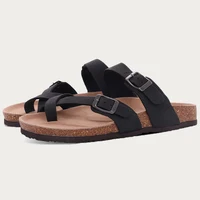 Pallene Fashion Women's Cork Slippers Cork Flats Sandals Classic Summer Beach Shoes Outdoor Clogs Sandals With Adjustable Buckle 1