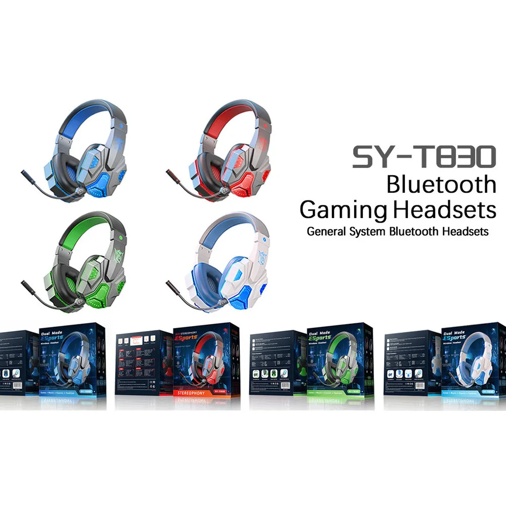Draadloze computer gaming universele Bluetooth, esports oordopjes, headset voor mobiele telefoons_voghion.com