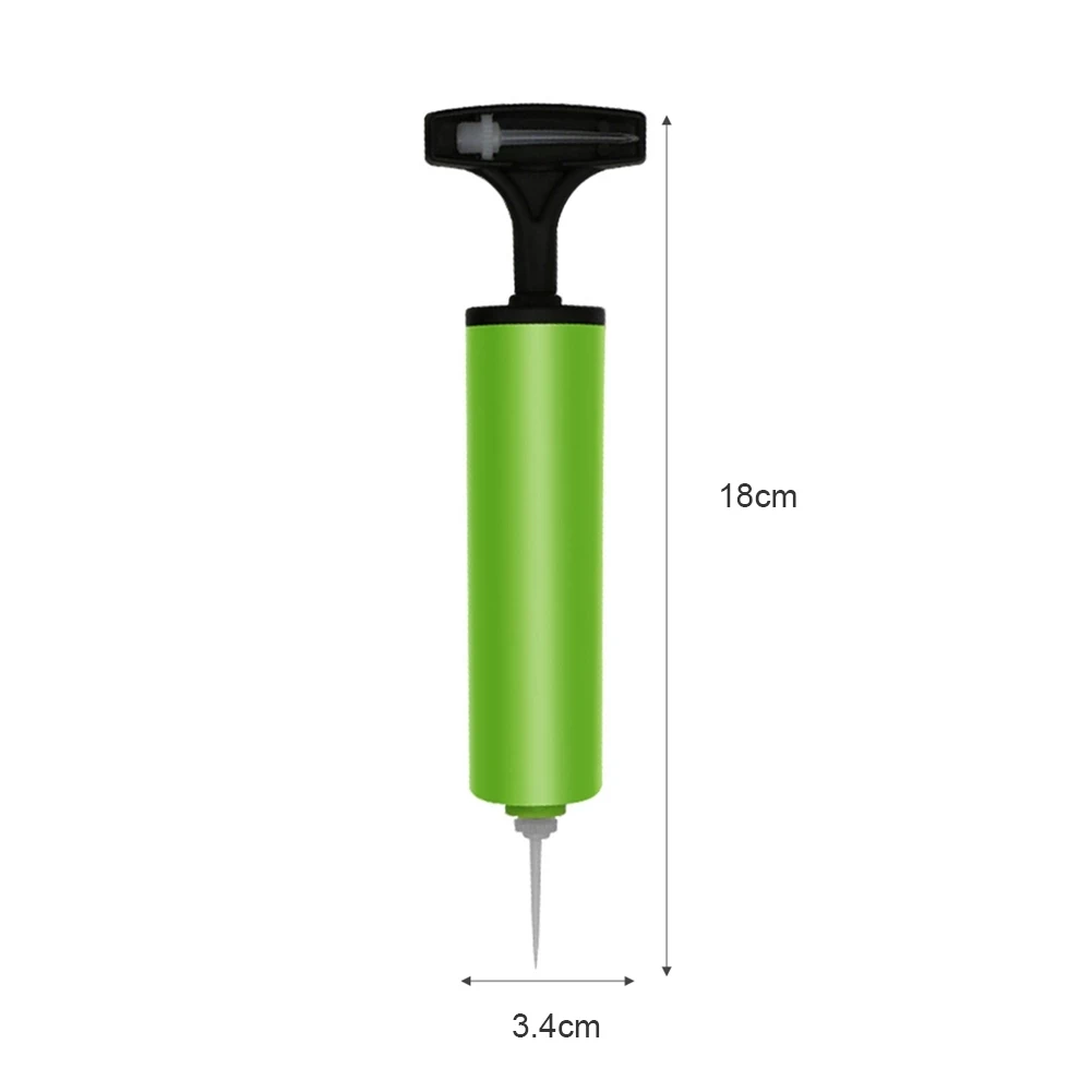 1PC Basketball Football Hand Air Pump Portable  Swimming Ring Beach Ball Inflatable Pump + Inflatable Needle