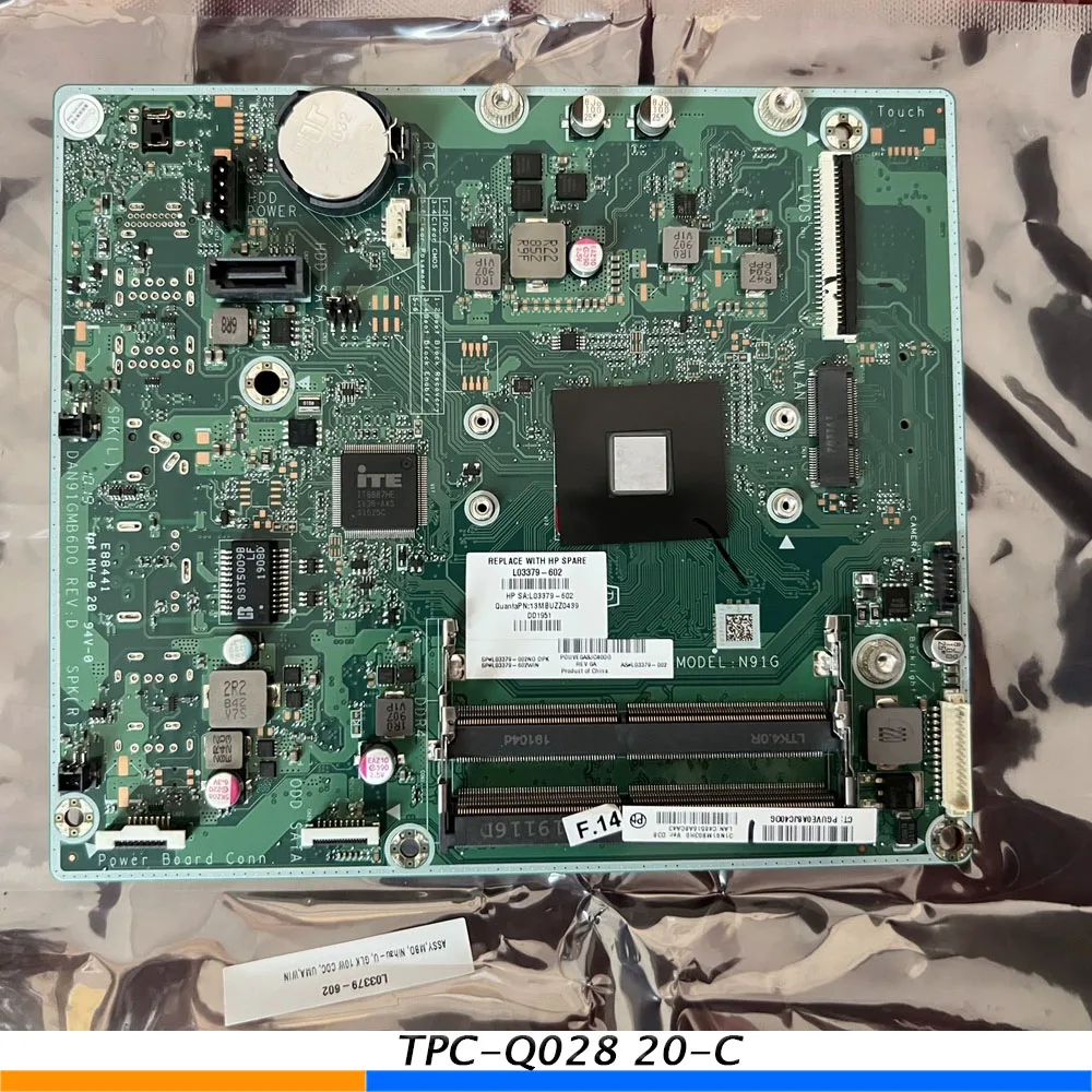 For HP All in One Motherboard TPC Q028 20 C L03379 002 L03379 602 DAN91GMB6D0