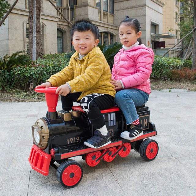 Electric Train Toy Car Railway and Tracks Steam Locomotive Engine Diecast Educational Game Boys Toys for Children Kid Gift 4
