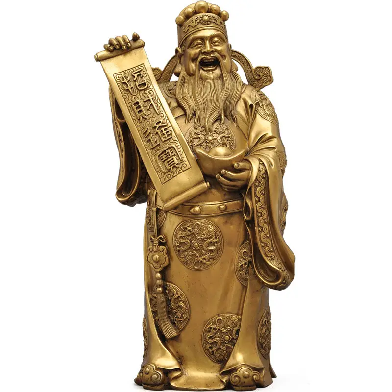 

God of Fortune Buddha Inviting Wealth Ornaments Large Inviting Wealth God of Fortune Home Living Room Store Opening Gift