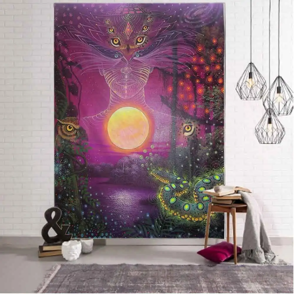 Meditation Seven Chakras Tapestry Psychedelic Buddha Wall Decor Mandala Tapestry Witchcraft Hippie Boho Home Decor Yoga Mat 3