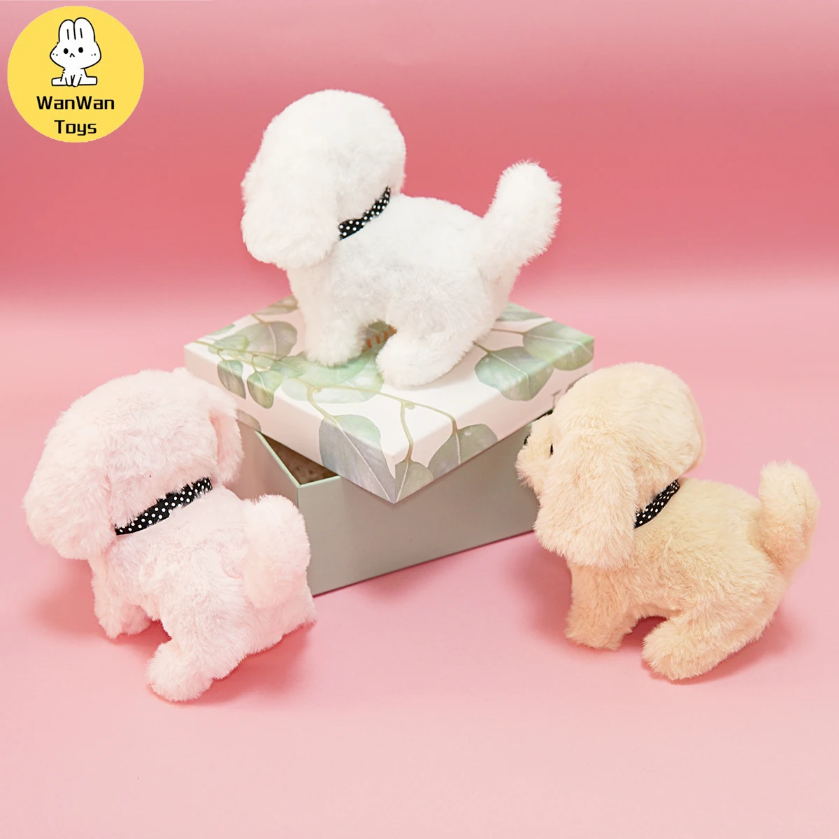 Plush Simulation Electric Puppy Toy Dog Doll Will Walk Will Call Will Walk Electronic Pet ToyChristmas Halloween Gift 5
