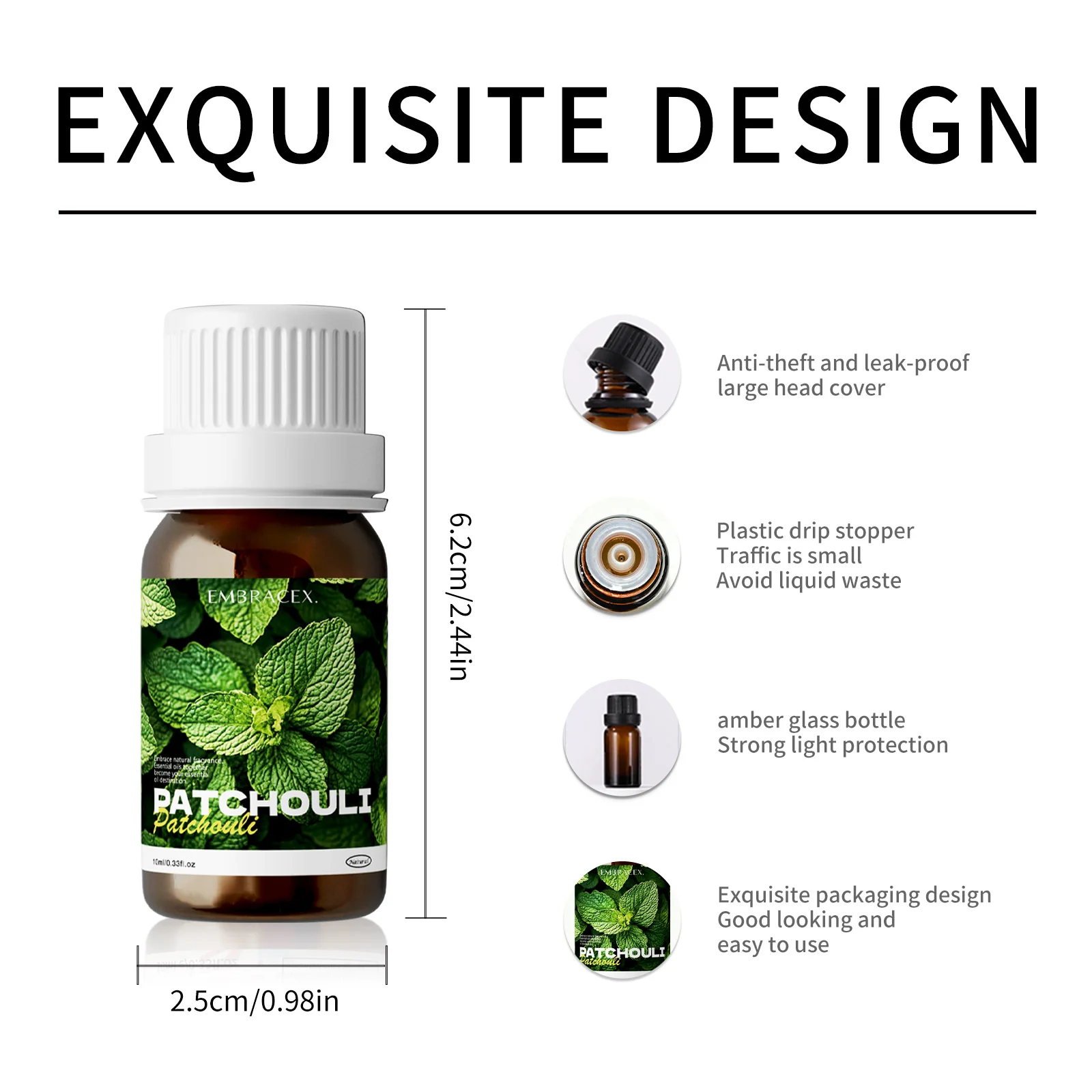 Huile de patchouli 10ml