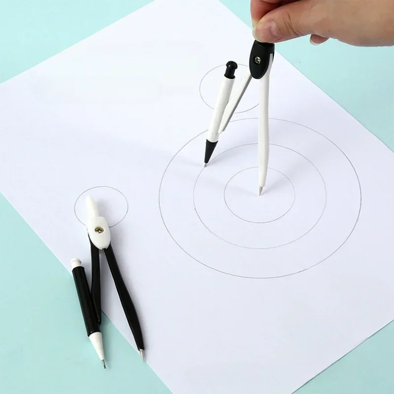 Practical Professional Compass Set School Office Drawing Maths Geometry Learning Tools Students Gift Prizes drawing compass