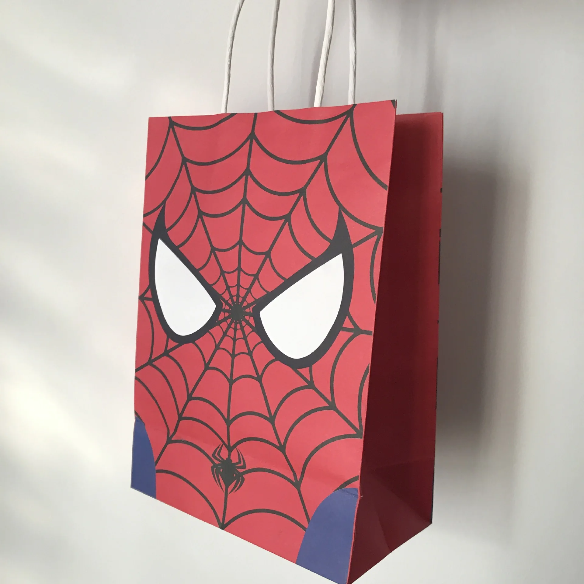 Sacs de friandises Spiderman pour fête, 6/12 pièces, cadeaux