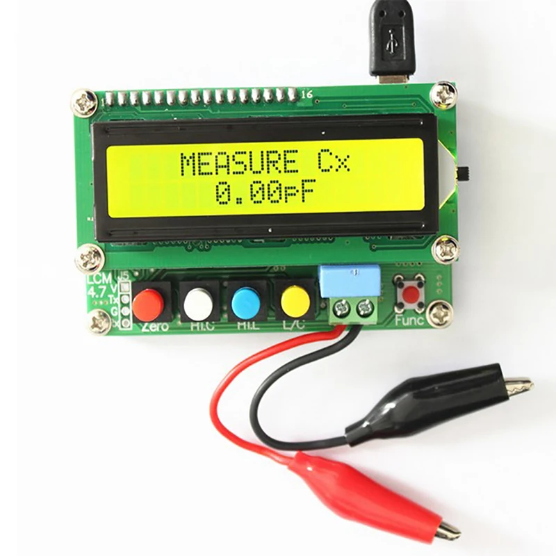 Digital LC100-A LCD High Precision Inductance Capacitance L/C Meter Tester 5