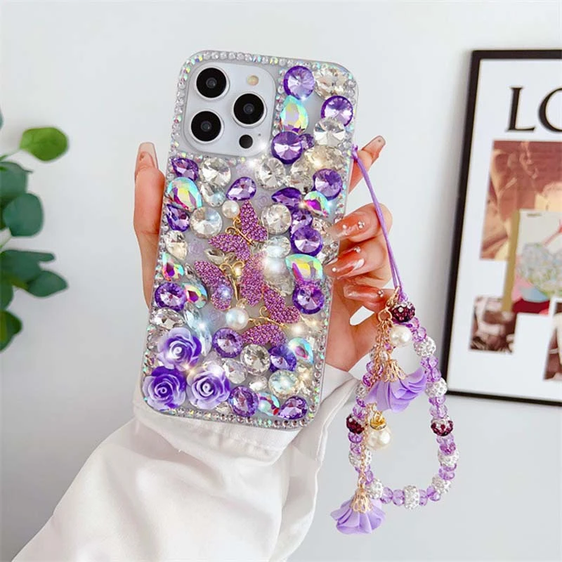 Jeweled Big Diamond Glitter Acrylic Case for Samsung A50 A70S A52 A71 A51 A72 A73 A53
