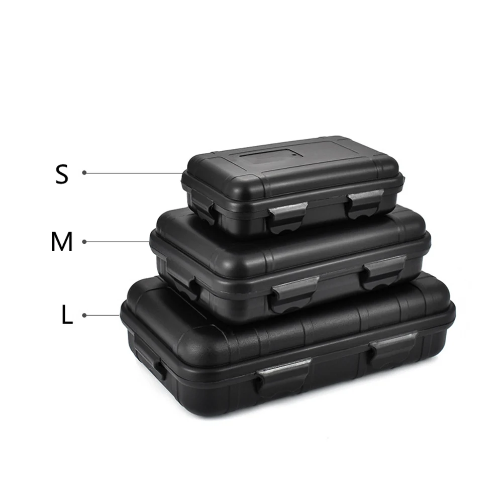 3 Size Outdoor Plastic Waterproof Airtight Survival Case Container Camping Outdoor Travel Storage Box For Wilderness Survival storage bag camping storage bag