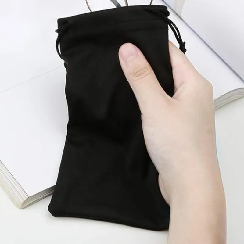 Waterproof Glasses Bags Dustproof Small Eyeglasses Pouch Sunglasses Storage Case Black Spectacles Carry Bag Eyewear Accessories