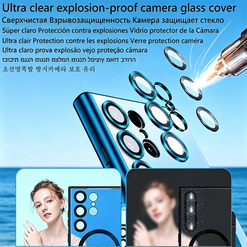 Enhanced Wireless Magnetic Plating Cover with Full Camera Protection and 6K Glass