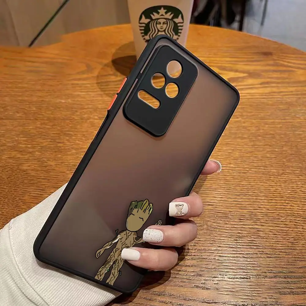 thumbnail image 1 of Funda mate para Redmi A1 K50 K40 GAMING K30 K20 10X 10C 10 9C 9T 9A 9 8 PRO 4G 5G Funda Coque Capa Shell Marvel Comics Groot, 1 of 5