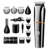 WAIKIL Multi functional 6-in-1 hair clipper USB charging model trimmer battery intelligent digital display repair machine 6