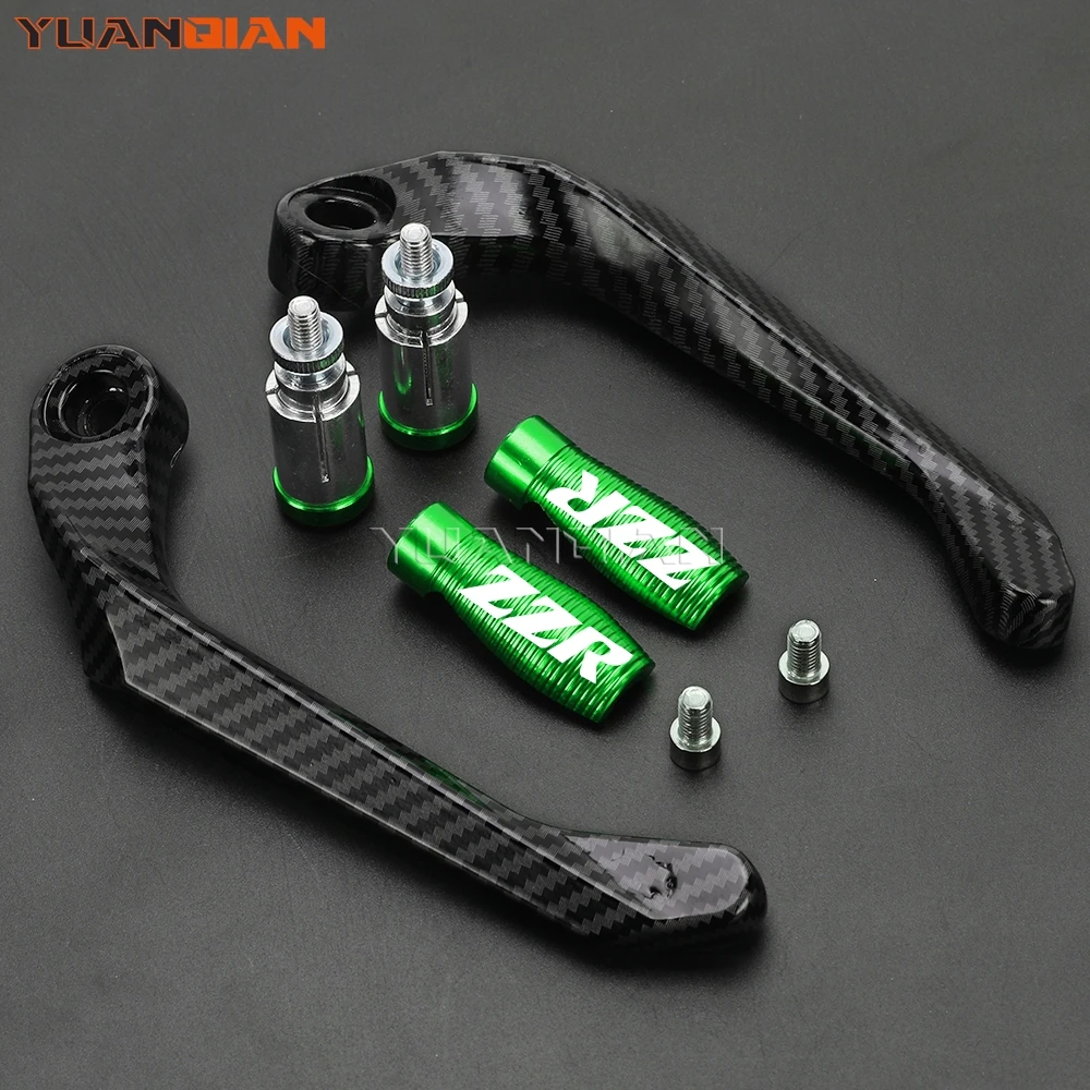 

For kawasaki ZZR1200 ZZR600 ZZR1400 ZZR250 Motorcycle Handle Bar Grips Brake Clutch Lever Guard Protection ZZR 1400 600 250 1200