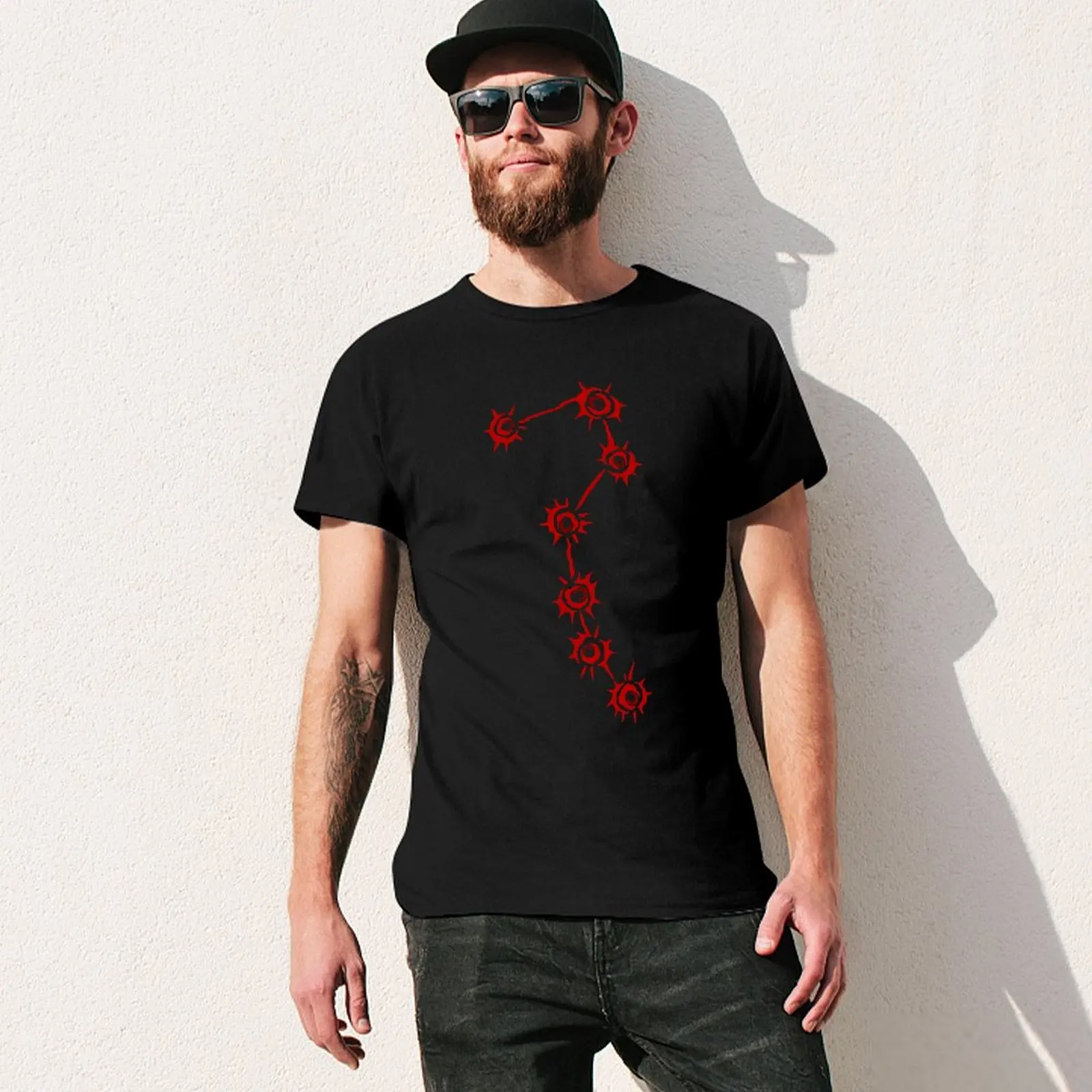 Hobuto No Ken Seven Cicatrici Canotta Per Sal Tshirt Girocollo T-Shirt Per Adulti Novità Viaggio Umorismo Grafica Tshirt Di Alta Qualità Eur