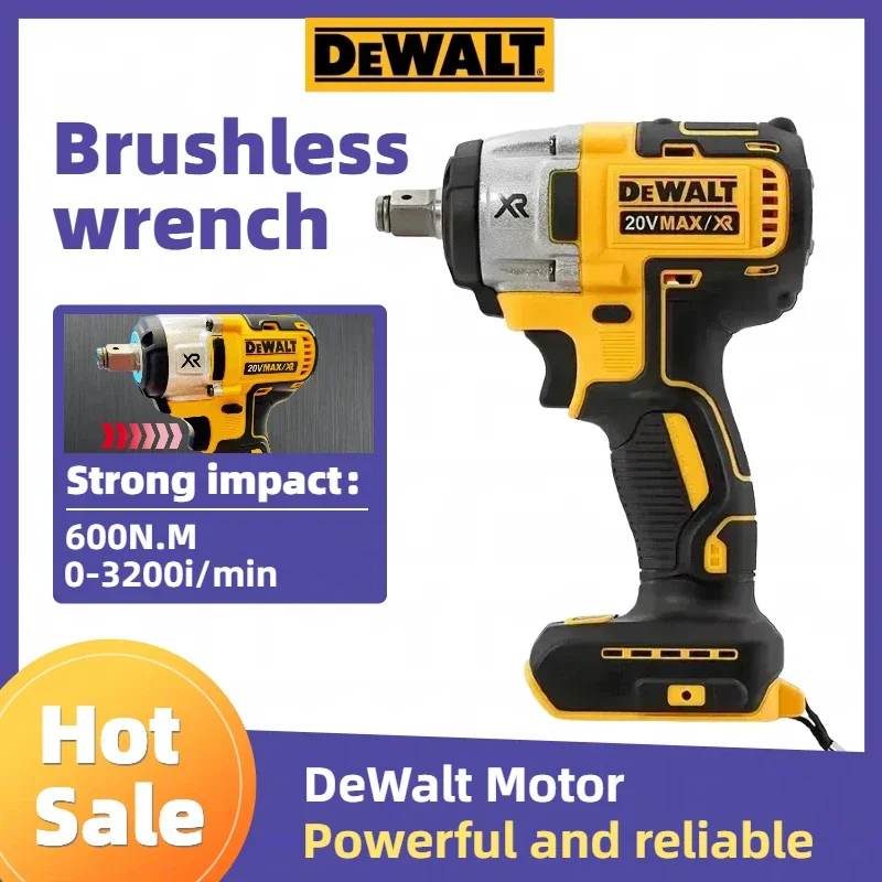 DEWALT DCF880 20V MAX 브러시리스 임팩트 렌치 고출력 고정 도구 타이어 교체 및 기계 작업용 전문가급