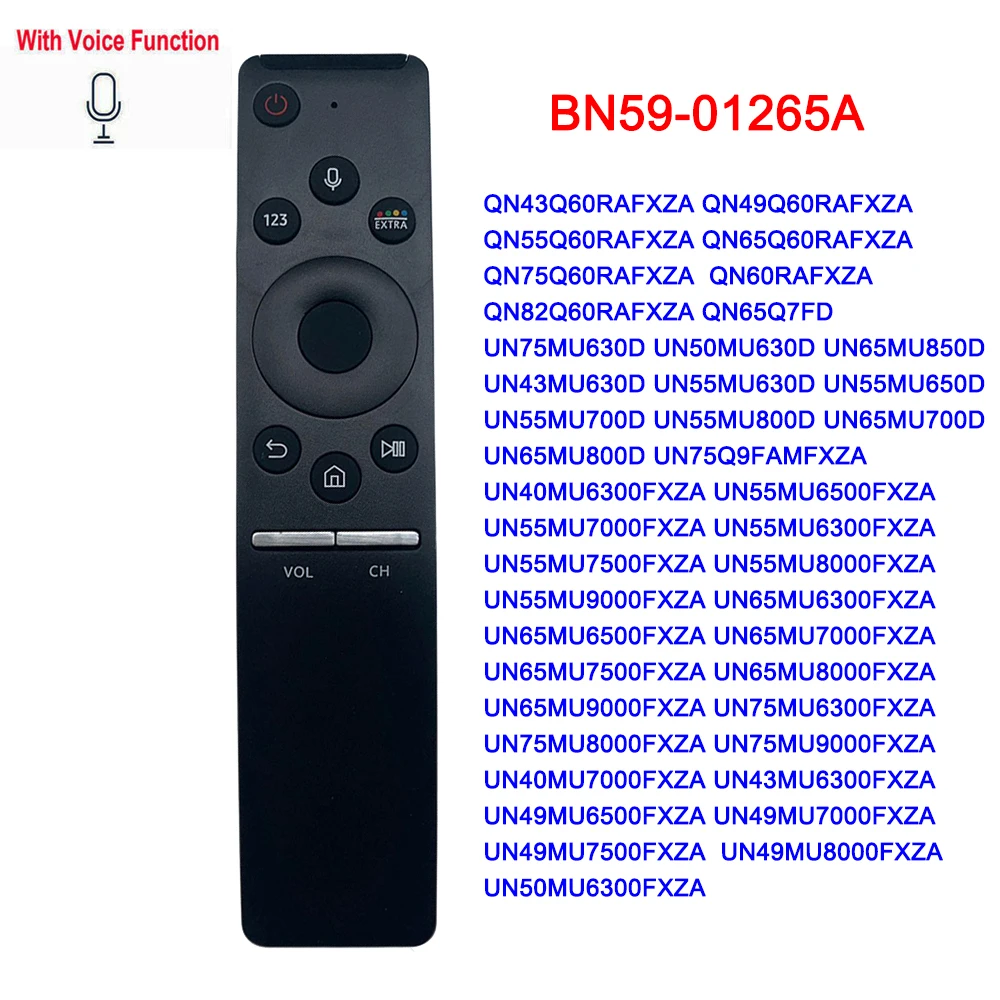 블루투스 음성 원격 제어 BN59-01265A, 삼성 UHD TV용 마이크 포함, QN65Q60RAFXZA UN55MU630D UN55MU7500FXZA 용, 신제품