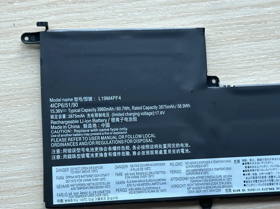L19D4PF4 L19M4PF4 Laptop Batterij voor Lenovo Ideapad Yoga Slim L19D4PF4 L19M4PF4 Laptop Batterij voor Lenovo Ideapad Yoga Slim