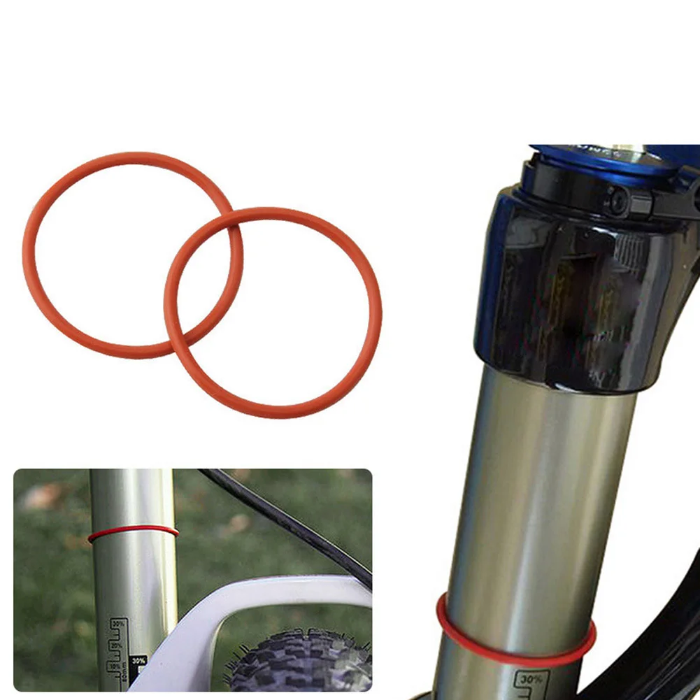 Per Fox Rockshox Manitou Bike Fork Parts Bike O-Ring Seal Outdoor Id-32Mm Gomma Rossa 1Pc Forcella Anteriore O-Ring Seal