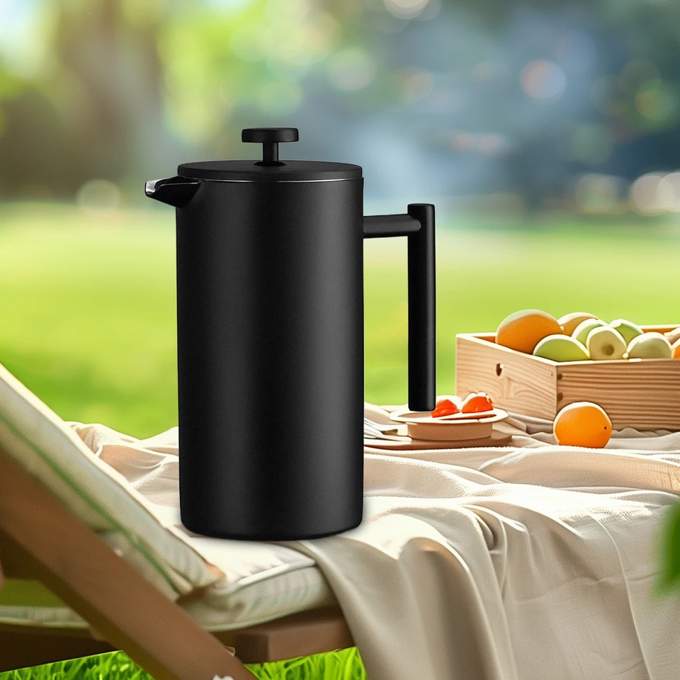 Premium Stainless Steel Double Wall Coffee Press