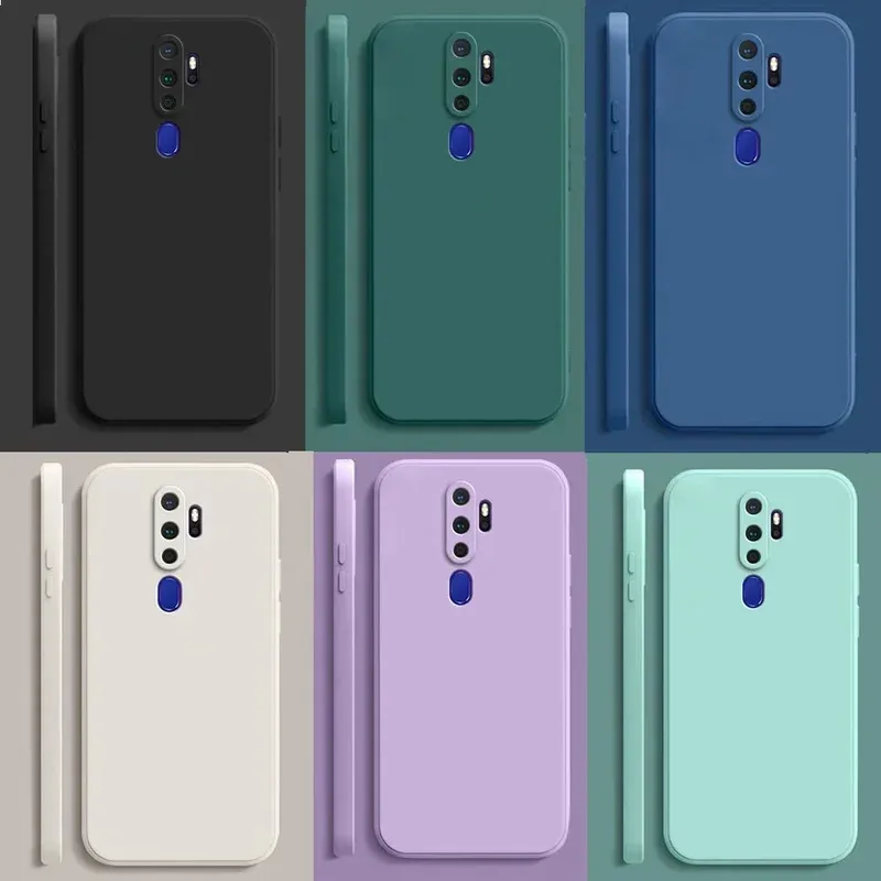 Solid Color Ultra-Thin Matte Silicone Phone Case - Soft TPU Back Cover
