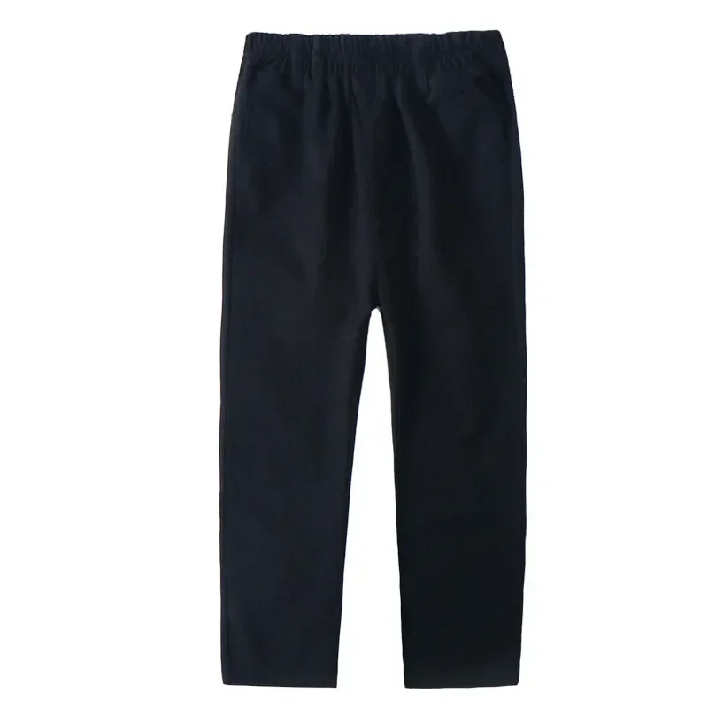 Black Navy Blue Khaki Children's Clothes Long Pants Spring Children's Navy School Uniform Student Suit Pants Boys Girls Clothes 6