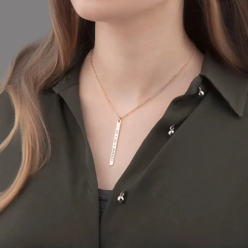 

Zvijezde Custom Engraved Name For Women Personalized Stainless Steel Pendant Fashion Christmas Day Jewelry Gift