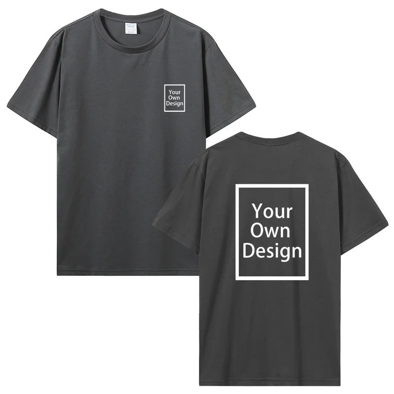 Cotton Customized Print Short Sleeve T Shirt Tops Tees Your Like Photo Or...