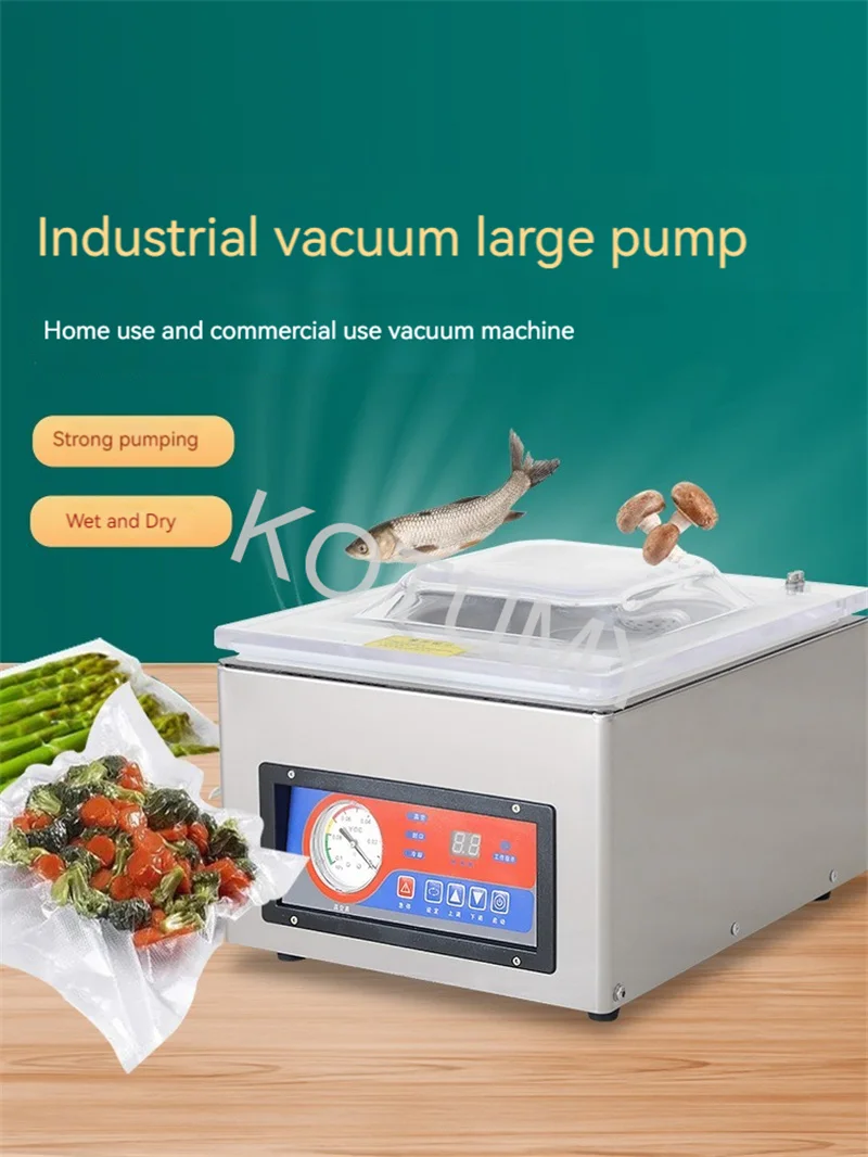 Food Vacuum Packing Machine Commercial Chamber Vacuum Sealer Kitchen Meat  Bag Packaging Food Saver Sealing Tools 220V - AliExpress