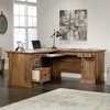 L-Shaped Desk, Vintage Oak finish Office Furniture Sets 3
