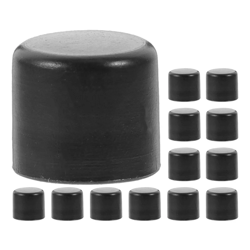 12 Pcs Foosball Rod Covers Football Table Parts Replacement End Caps Soccer Tables Foosball Tip Caps Iron Tips Machine