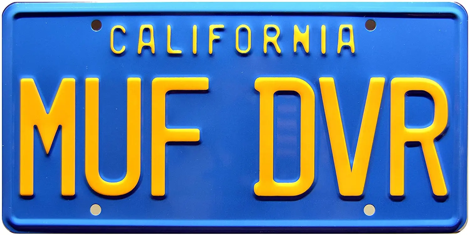 

Celebrity Machines Cheech & Chongs Up in Smoke MUF DVR | Metal License Plate