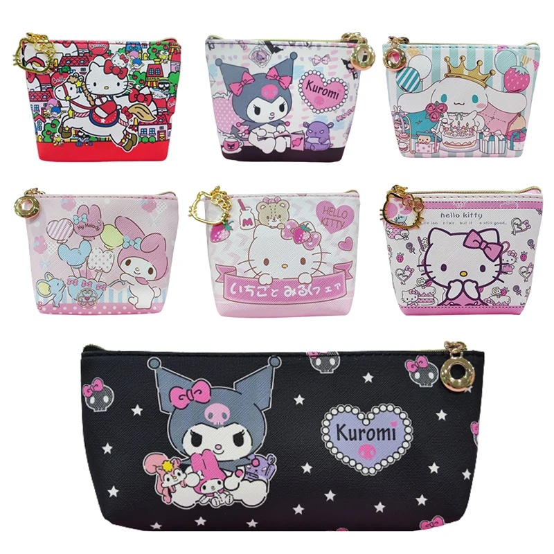 SanrioWalletCheapKawaiiCinnamorollMyMelodyKuromiPachaccoCartoon