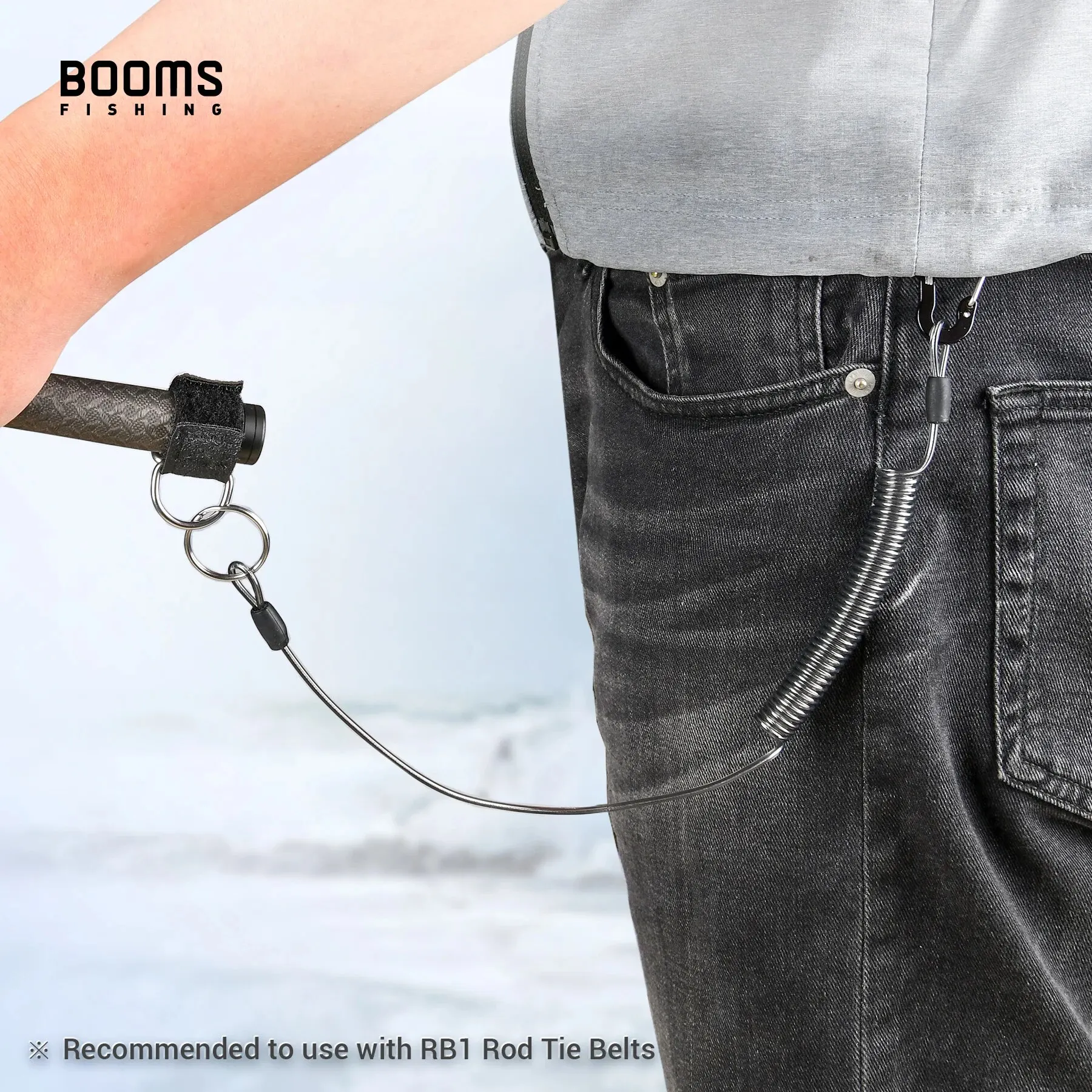 Fishing Rod Holder Tie Belt Wrap Straps Suspenders Fastener Neoprene Tackle Tools Accessories