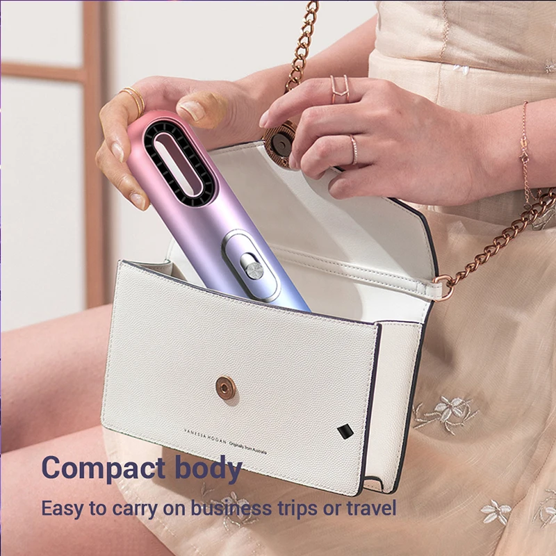 Negative Ion Bladeless Leafless Hair Dryer Mini Portable Household Hair Dryer Hairdryer Styling Tool hair dryer portable hair dryer