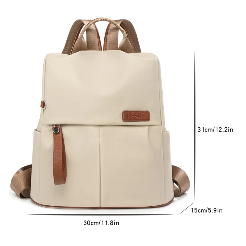 Women's Backpack - large capacity adjustable strap, very suitable for travel and daily use, travel backpack, safety zipper closu