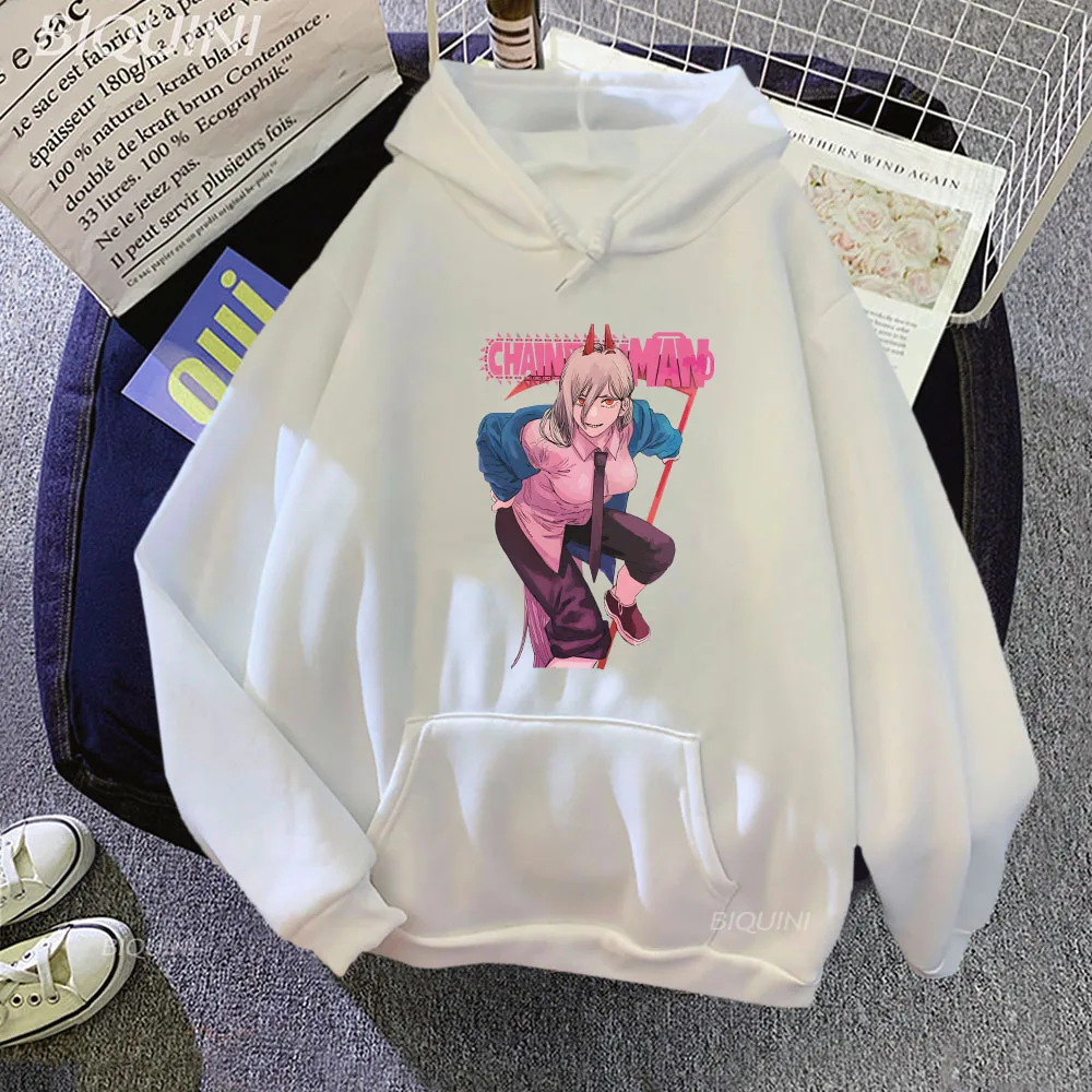 

Anime Chainsaw Man Hoodies Men Women Pullovers Hoodie Sweatshirts Manga Printed Spring/Autumn Hoodie Harajuku Sudaderas Unisex