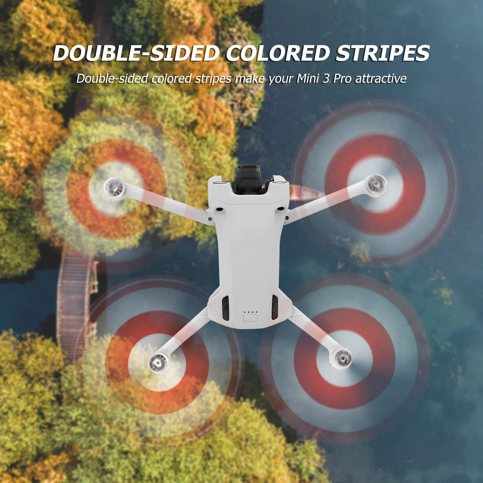 Hélices de Drone DJI - Lot de 4 Pales de Rechange pour Mavic, Phantom, Inspire