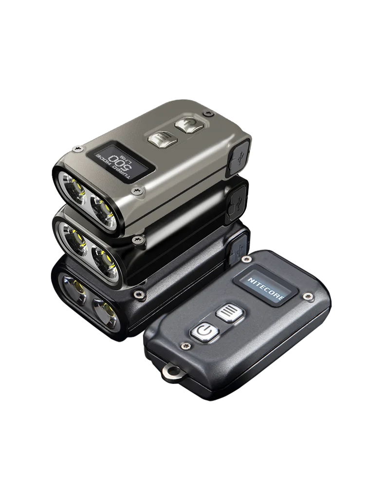 

NITECORE TINI2 Ti SS Mini Charging Keychain Titanium Alloy High gloss Mini Flashlight