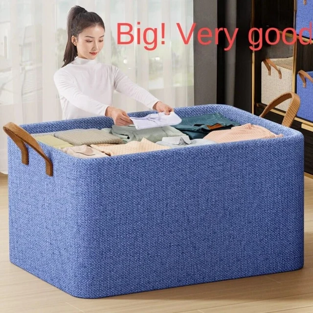 Large Capacity Clothing Storage Box T-Shirt Thicken Washable Wardrobe  Organizer Foldable Socks Storage Container