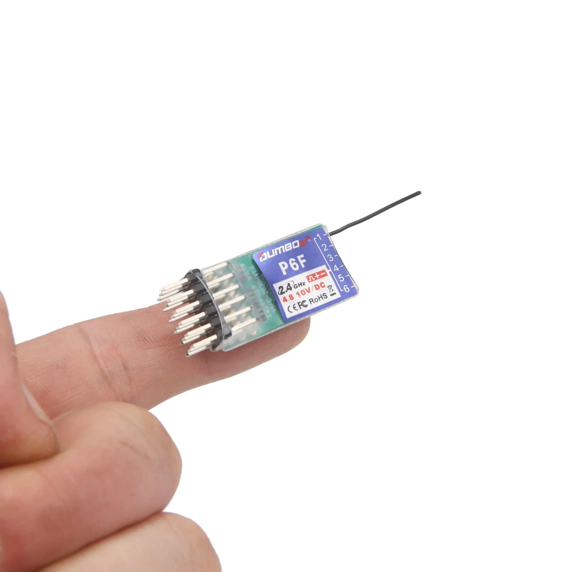 DUMBORC P6DC P10FG P4FMG P6FG MINI 4CH 6CH 10CH 10 Kanal Gyro Empfänger Spannung Rückkehr für X4 X6 Sender RC Auto Boot – Detail 16