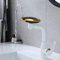 MultiFunctional Waterfall Basin Faucet 4 Modes Stream Sprayer 360° Rotation Hot Cold Water Sink Mixer Wash for Bathroom 3
