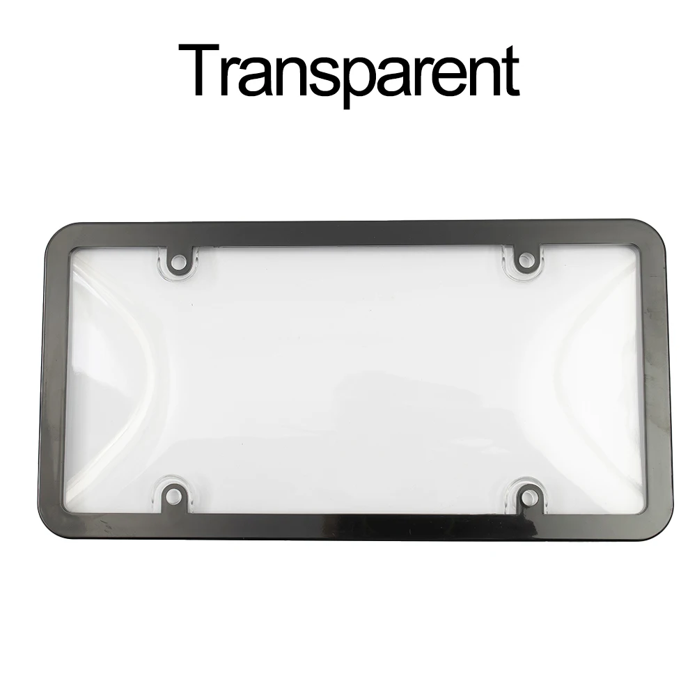 2pcs Clear Reflective Anti Speed Red Light Toll Camera Stopper License  Plate Cover License Plate Photo